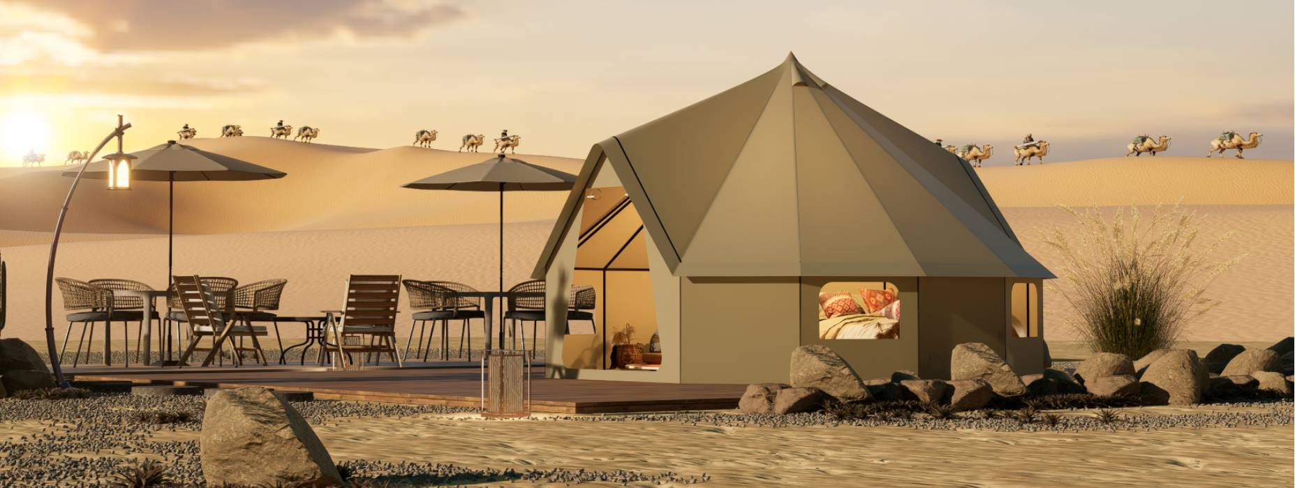 南沙群岛露营酒店帐篷产品